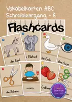 Vorschau - Fördermaterial/Inklusion - Bildkarten: Buchstabe E für den Schreiblehrgang - Deckblatt