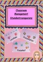 Vorschau - Poster - Classroom management Stundentransparenz Monster - Deckblatt