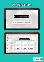 Vorschau - Interaktives Material - Digitales Choice Board / Lernmenü - Vorlage (PowerPoint) - Seite 2