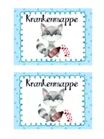 Vorschau - Bildkarten - Krankenmappe - Waschbärenklasse - Seite 2