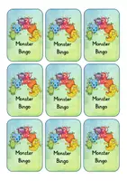 Vorschau - Spiele - Monster Bingo - Body Colors (English) - Seite 1