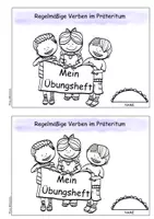 Vorschau - Arbeitsblätter - Materialpaket Präteritum - Deckblatt