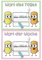 Vorschau - Mal- und Bastelvorlagen - Wachsendes Sparpaket | LERNWÖRTER | für alle Sprachen einsetzbar! - Seite 2