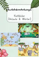 Vorschau - Spiele - Klettbilder / Wimmelbilder (Buchstabendschungel) - Deckblatt
