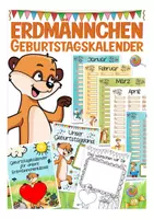 Vorschau - Fördermaterial/Inklusion - Geburtstagskalender - Erdmännchenklasse - Deckblatt