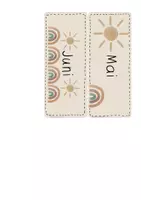 Vorschau - Poster - Klassenkalender - Kalender Boho-Stil beige - Seite 3