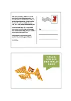 Vorschau - Mal- und Bastelvorlagen - Postkartengeschichten - Waldtiere - Seite 1