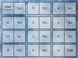 Vorschau - Spiele - Domino zum kleinen Einmaleins - Seite 1