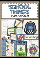 Vorschau - Unterrichtsreihen - School things - Materialpaket - Deckblatt