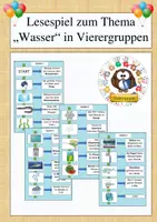 Vorschau - Spiele - Lesespiel Wasser - Seite 1