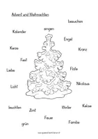 Vorschau - Stationenlernen - Thematische Wörtersammlung Advent & Weihnachten - Seite 2