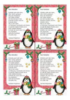 Vorschau - Mal- und Bastelvorlagen - Weihnachtsgrüße Pinguinklasse Weihnachten - Seite 3