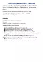 Vorschau - Stundenentwürfe - Materialpaket Modern Family Englisch Klasse 8 - Seite 1