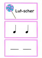 Vorschau - Arbeitsblätter - Paket Rhythmusbausteine, Rhythmusbausteine Musikunterricht - Seite 3