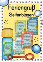 Vorschau - Anderer Materialtyp - Feriengruß Seifenblasen - Deckblatt