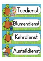 Vorschau - Fördermaterial/Inklusion - Klassendienste Schildkrötenklasse - Seite 2