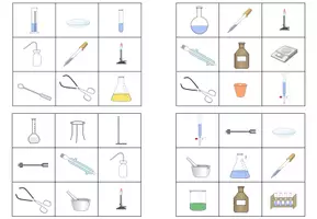 Vorschau - Spiele - Laborgeräte Chemie - Bingo - Seite 3