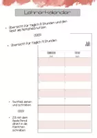 Vorschau - Lehrpläne/Lehrermaterial - ROSA Lehrerplaner / Lehrerkalender 2020/2021 I digital oder druckbar - Seite 2