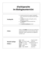 Vorschau - Merkblätter - Fachsprache im Biologieunterricht - Fächer - Seite 1
