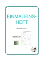 Vorschau - Arbeitsblätter - Materialpaket Einmaleins-Hefte - Seite 1