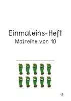 Vorschau - Arbeitsblätter - Materialpaket Einmaleins-Hefte - Seite 2