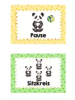 Vorschau - Bildkarten - Materialpaket - Pandaklasse - Seite 3