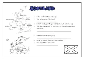 Vorschau - Arbeitsblätter - Getting to know Scotland - Seite 1
