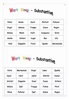 Vorschau - Spiele - Wort - Bingo Substantive Lückenfüller - Seite 3