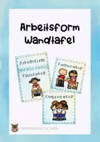 Vorschau - Poster - Arbeitsform Wandtafel - Deckblatt