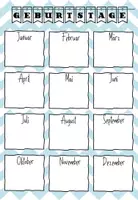 Vorschau - Mal- und Bastelvorlagen - Unsere Geburtstage - Geburtstagskalender - Klassenzimmer Dekoration - Seite 2