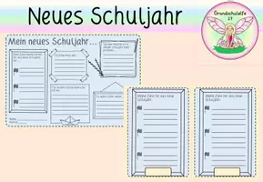 Vorschau - Arbeitsblätter - Mein neues Schuljahr - Deckblatt