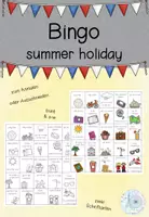 Vorschau - Spiele - Bingo - "summer holidays" Spiel - Deckblatt