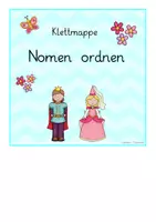 Vorschau - Stationenlernen - Wortartenmärchen: Klettmappe Nomen ordnen, 3-fach differenziert, Deutsch, DaZ - Seite 2