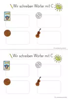Vorschau - Arbeitsblätter - Arbeitsblätter Buchstabe "C" - Seite 2
