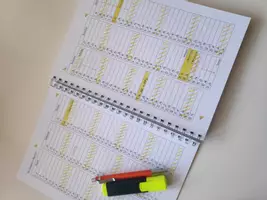 Vorschau - Lehrpläne/Lehrermaterial - Lehrerkalender für jedes Jahr zum Drucken und Binden - Deckblatt