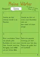 Vorschau - Arbeitsblätter - Meine Wörter - Übungsheft zu individuellen Lernwörtern - Seite 3