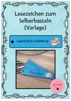 Vorschau - Mal- und Bastelvorlagen - Lesezeichen als Vorlage zur Personalisierung - Seite 3