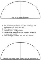 Vorschau - Mal- und Bastelvorlagen - Schulstart Sonnenschirm Bastelvorlage - Seite 3