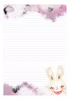 Vorschau - Arbeitsblätter - Briefpapier Hase / Hasenklasse - Seite 3