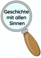 Vorschau - Poster - Quellenkritik mit Geschichtsforscher- Lupen - Deckblatt