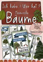 Vorschau - Stationenlernen - Ich habe...! Wer hat...? Heimische Bäume, Blätter & Früchte - Deckblatt