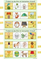 Vorschau - Stationenlernen - Dieselben Anlaute erkennen - Klammerkarten - Seite 2