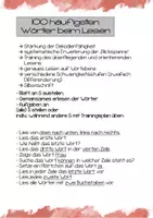 Vorschau - Arbeitsblätter - 100 häufigsten Wörter I Liste + Lerntheke - Seite 2