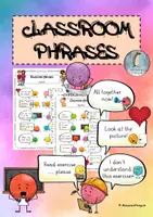 Vorschau - Fördermaterial/Inklusion - Classroom Phrases - English - Deckblatt