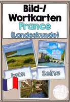 Vorschau - Bildkarten - Bild-und Wortkarten: France (Landeskunde) - Deckblatt