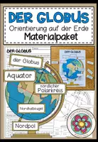 Vorschau - Unterrichtsreihen - DER GLOBUS - Orientierung auf der Erde (Materialpaket) - Deckblatt
