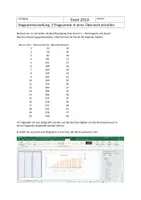Vorschau - Arbeitsblätter - 2 Diagramme in ein Diagramm kombinieren mit Excel 2013 - Deckblatt