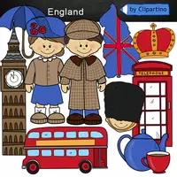 Vorschau - selbst erstellte Cliparts/Grafiken - Countrie Europe Cliparts Materialpaket - Seite 1