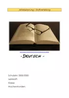 Vorschau - Lehrpläne/Lehrermaterial - Stoffverteilungsplan Deutsch 8 BY MS LehrplanPLUS - Deckblatt