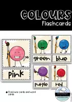 Vorschau - Poster - Colours - Flashcards - Deckblatt